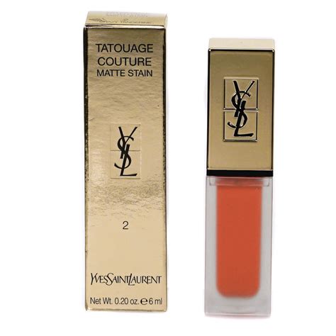 ysl matte lip stain crazy tangerine|ysl lip stain 28.